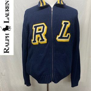 VTG 80's Ralph Lauren Polo Letterman Sweater
